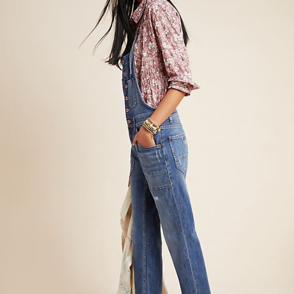 Pilcro Painters Denim Overalls- Anthropologie